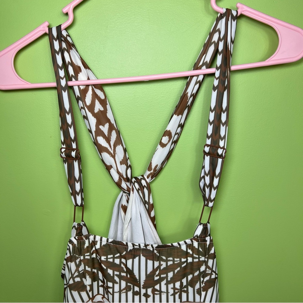 Vineet Bahl by Anthropologie Printed Halter Dress size M - Picture 7 of 10